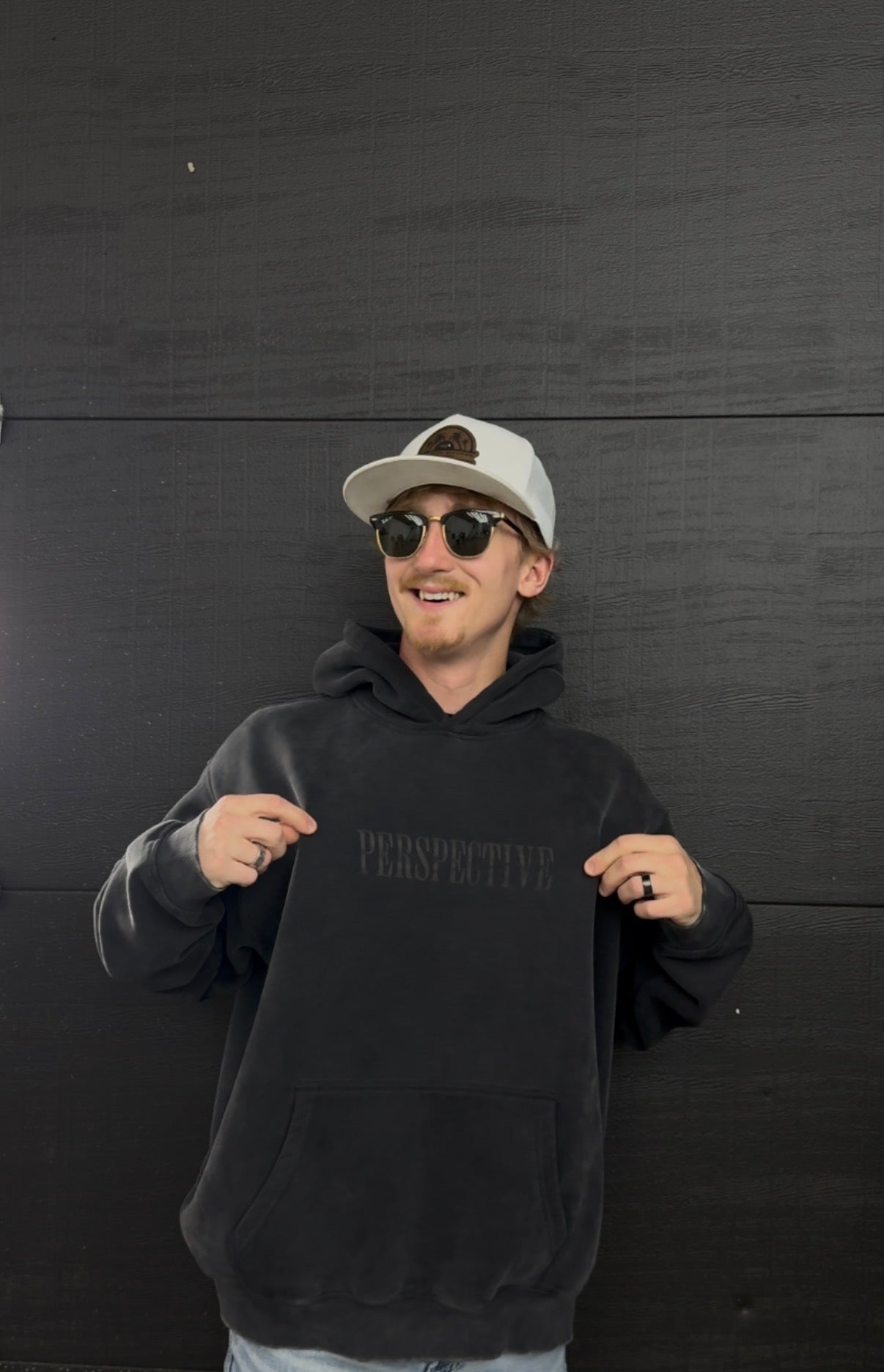 Snow Wash Fleece Oversize Hoodie